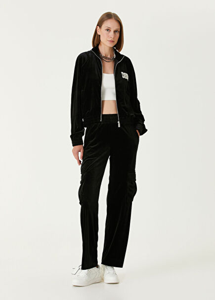 Black Velvet Sweatpants
