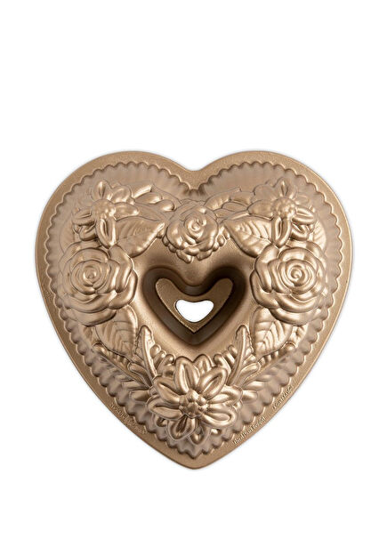 Nordicware Çiçekli Kalp Bundt Kek Kalıbı