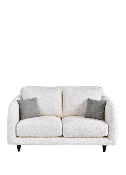 Pietra White Grey Cushion 2-Pack Chair