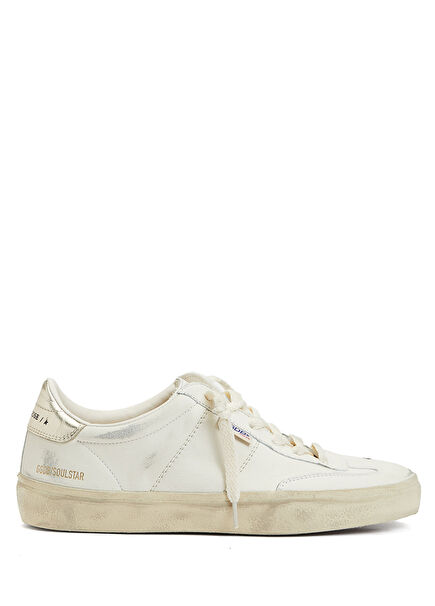 Soul Star Off White Women's Leather Sneakers