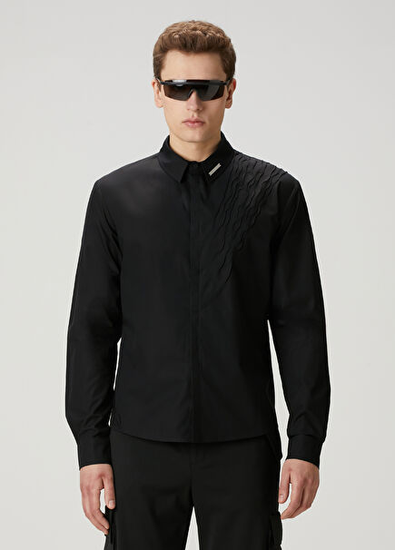 Black Organic Cotton Shirt