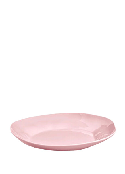 Pink Ceramic Dinner Plate 22 cm