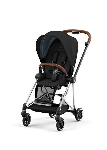 Mios Chrome Brown Sephia Black İkonik Lüks Tek Elle Katlanabilen Çift Yönlü Bebek Arabası