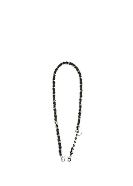 Siyah Deri Çanta Aksesuarı