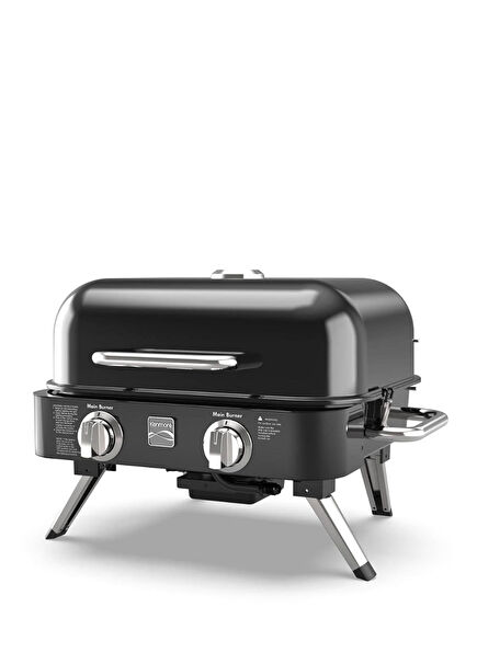 Black Table Top Gas BBQ