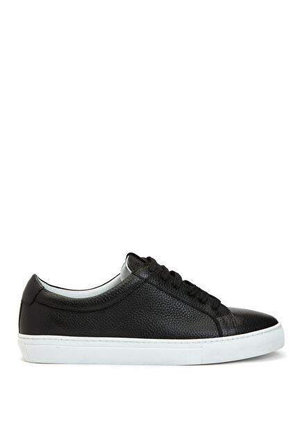 Siyah Erkek Deri Sneaker