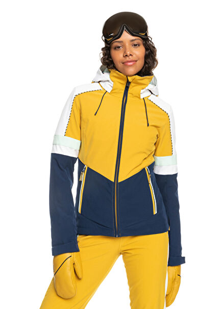 Peak Chic Softshell Colorful Hooded Women's Ski Jacket