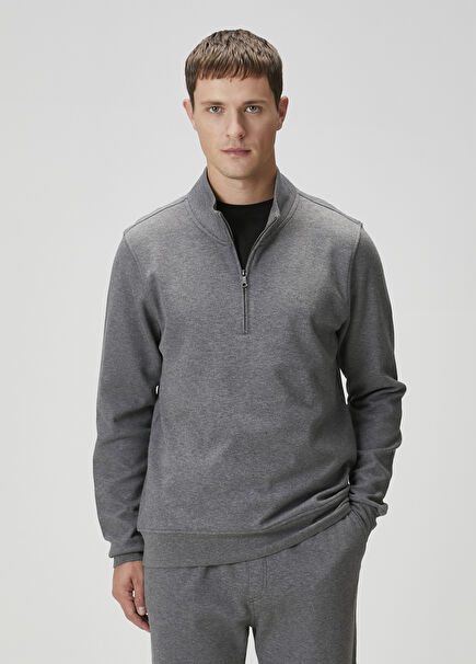 Grey Organic Cotton Sweatshirt