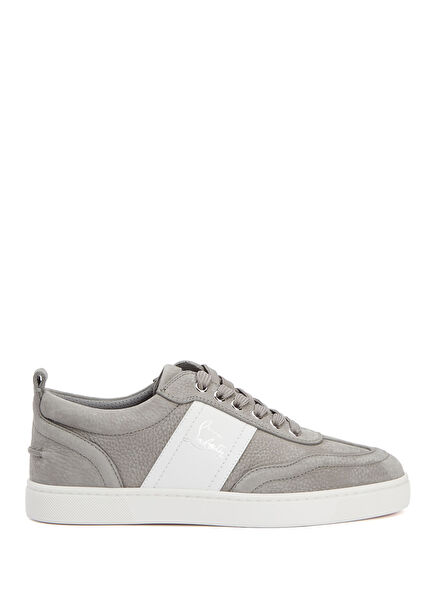 Retero Gri Erkek Nubuk Deri Sneaker