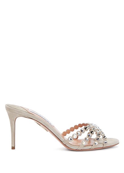 Tequila Grey Women's Leather Slippers