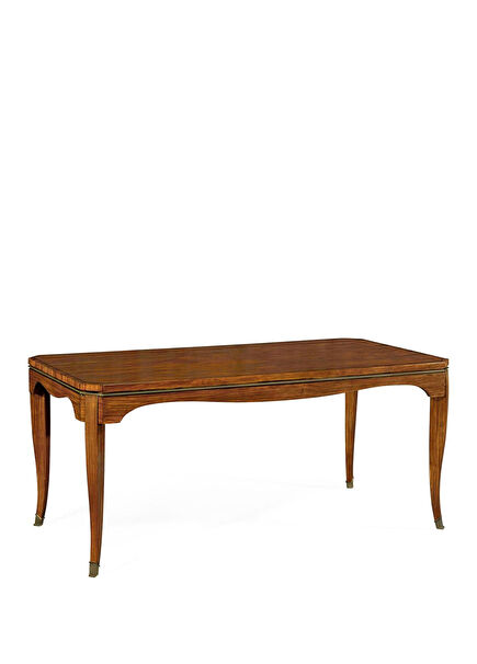 Vega Dark Santos Brown Wooden Dining Table