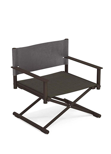 Terra Indian Brown Alüminyum Bahçe Rejisör Sandalyesi