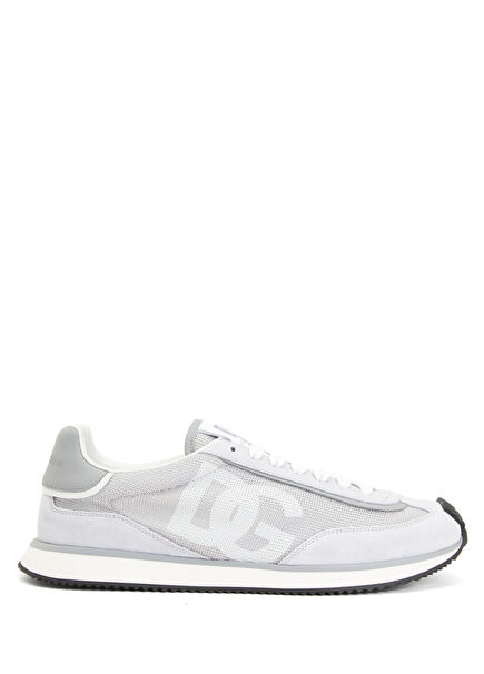 DG Cushion White Grey Men's Leather Sneakers