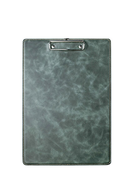 Zümrüt Yeşil Deri Sekreterlik