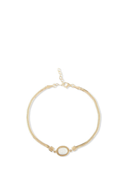 Lovely İtalyan Opal 14 Ayar Kadın Altın Bileklik