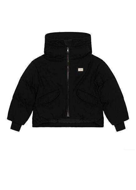Siyah Erkek Çocuk Mont