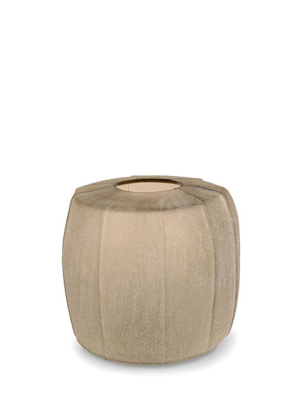 Tamatav Round Smoke Grey Glass Decorative Object