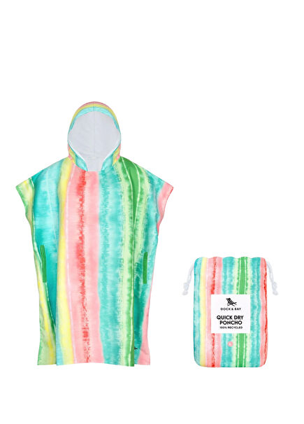 Design Watermelon Sugar UV Korumalı Kadın Panço Plaj Havlusu