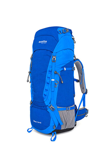 Zeus Mavi Unisex Sırt Çantası 70+10 Lt