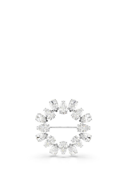 Matrıx Brooch Pear Whıte Rhs Kadın Broş