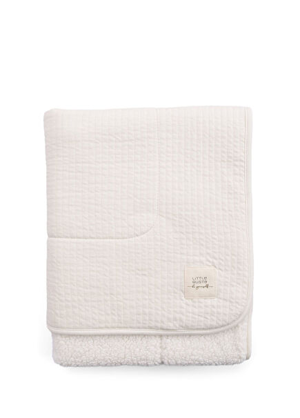 Wellsoft Ecru Quilted Baby Blanket 80 x 100 cm