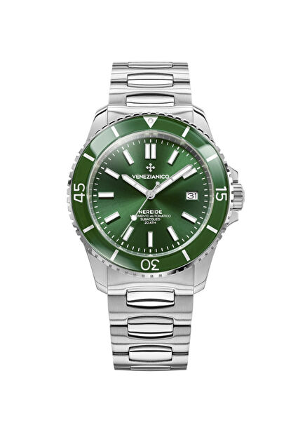 3321501C Nereide 42 Kurmalı Otomatik Gri Çelik Erkek Kol Saati