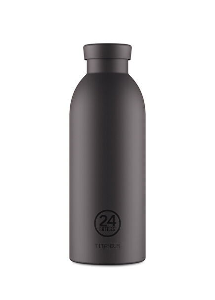 Siyah Titanium Bottle Çelik Termos 500 ml
