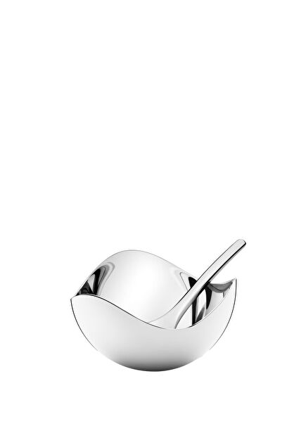 Bloom Grey Stainless Steel Salt Shaker