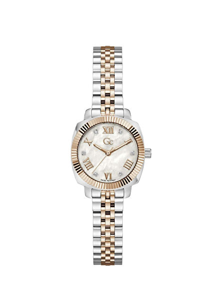 GCZ73002L1 Metalik Gri Rose Gold Çelik Kadın Kol Saati