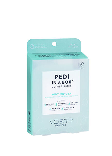 New York Pedi In A Box O2 Fizz Naneli 5 Adımlı Pedikür Seti