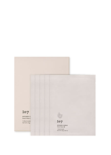 Avocado Cuddle Sheet Mask Nemlendirici Yüz Maskesi 5 x 25 gr