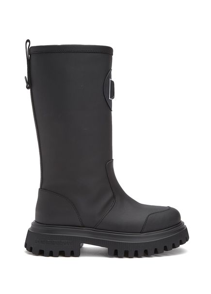 Black Girls Leather Boots