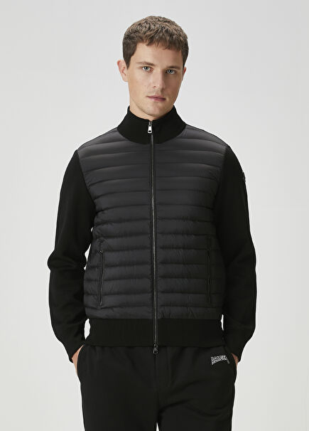 Black Inserted Coat