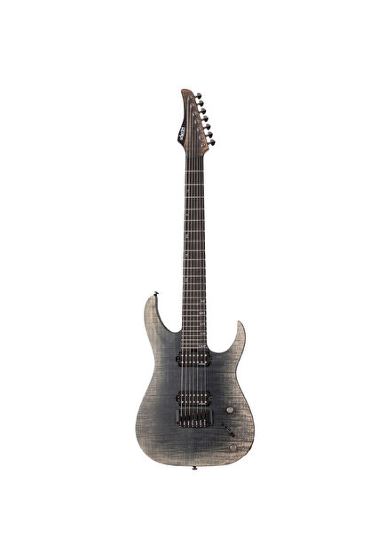Banshee Mach-7 7 Telli Fallout Burst Elektro Gitar 