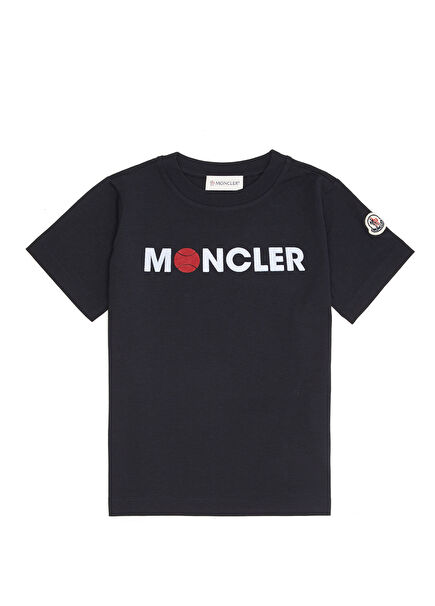 Boys' T-Shirt With Black Logo