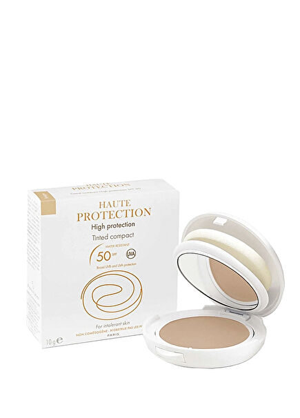 Beige Compact SPF50+ Mineral Filtreli Kompakt Renkli Güneş Koruyucu 10 gr