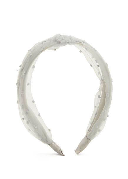 Spring Queen Grey Girls Hair Band