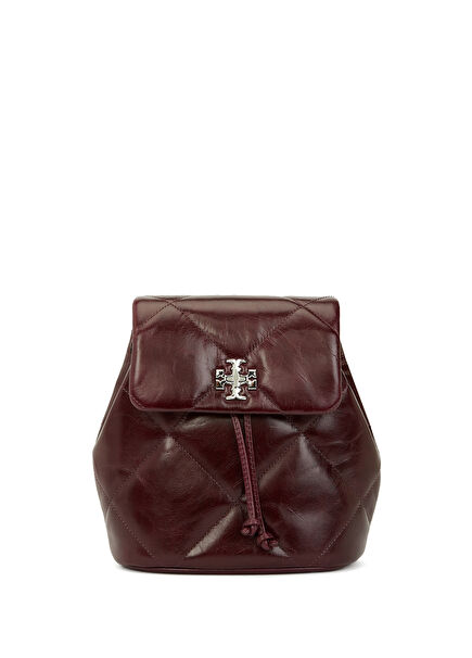 Rent Mini Dark Burgundy Women's Leather Backpack