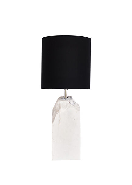 Quad Lilla Cropped White Marble Lampshade