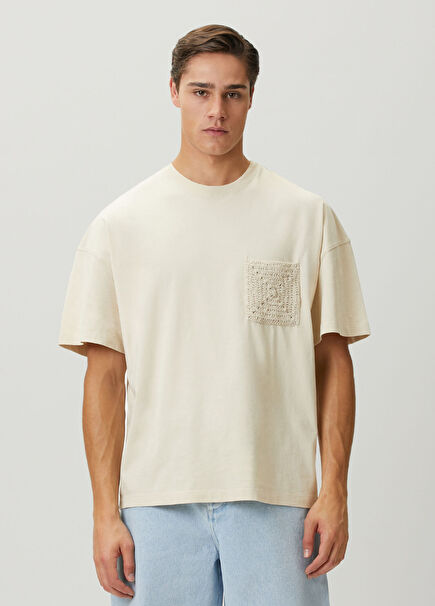 Wren Origami Ekru T-shirt