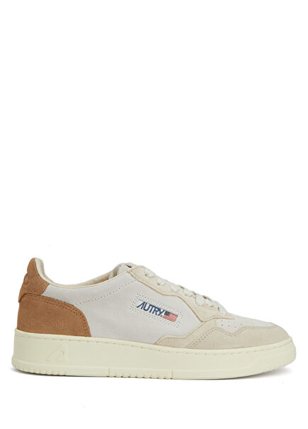 Medalist Beige Brown Women's Leather Sneakers