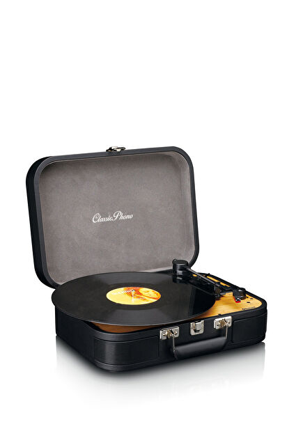 Classic Phono Hoparlörlü Bluetoothlu Retro Pikap