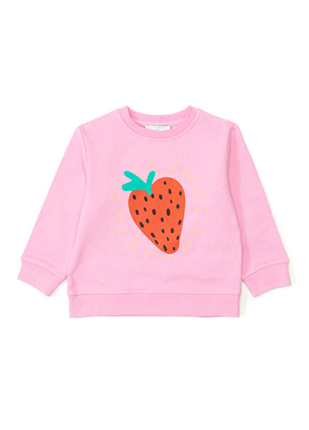 Pembe Kız Çocuk Sweatshirt
