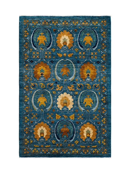 Arts N Crafts Wool Hand-Woven Carpet 190x124 cm