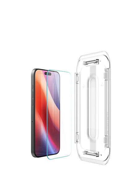 iPhone 16 Pro Max Easy Installation Glas.tR EZ Fit Slim HD 2-Pack Glass Screen Protector