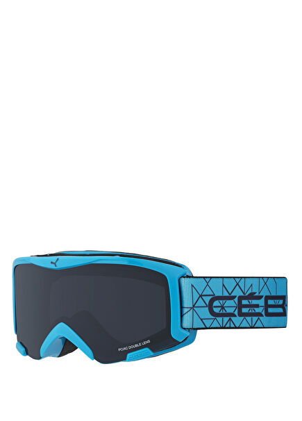 Bionic Youth Blue & Cyan Grey Ultra Black Cat 3 Men's Ski Goggles