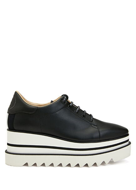 Sneak-Elyse Platform Black Women's Sneaker