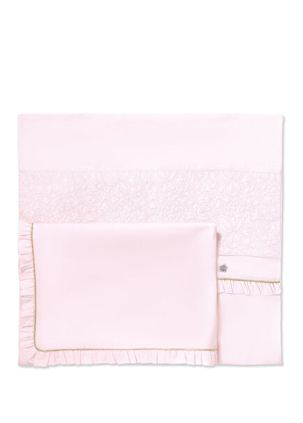 Pembe Kız Bebek Nevresim Seti