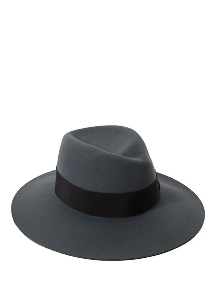 Gri Kadın Yün Şapka