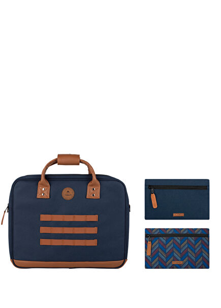 Chicago Messenger 15'' Navy Unisex Laptop Bag